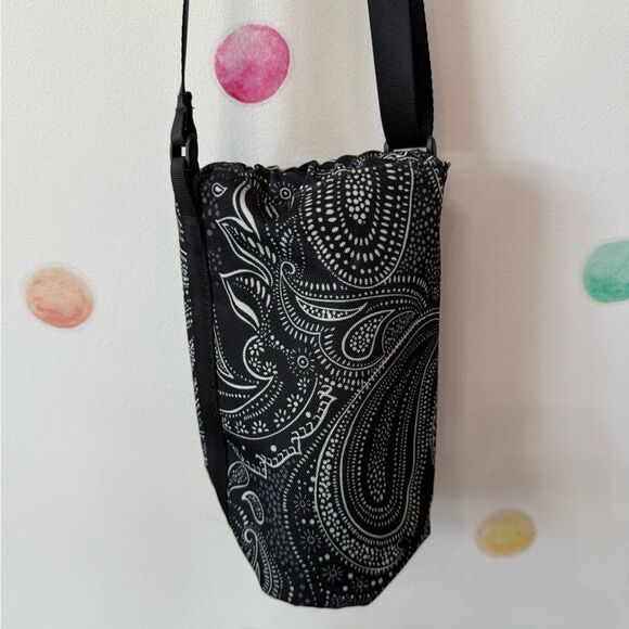 Black and White Patterned Women's Bag - Picture 4 of 7